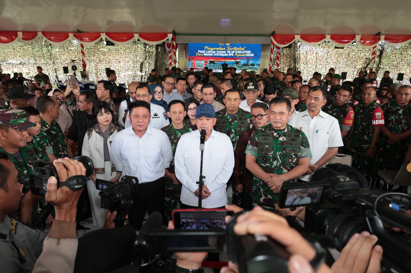 Lanjutkan Kerjasama dengan TNI