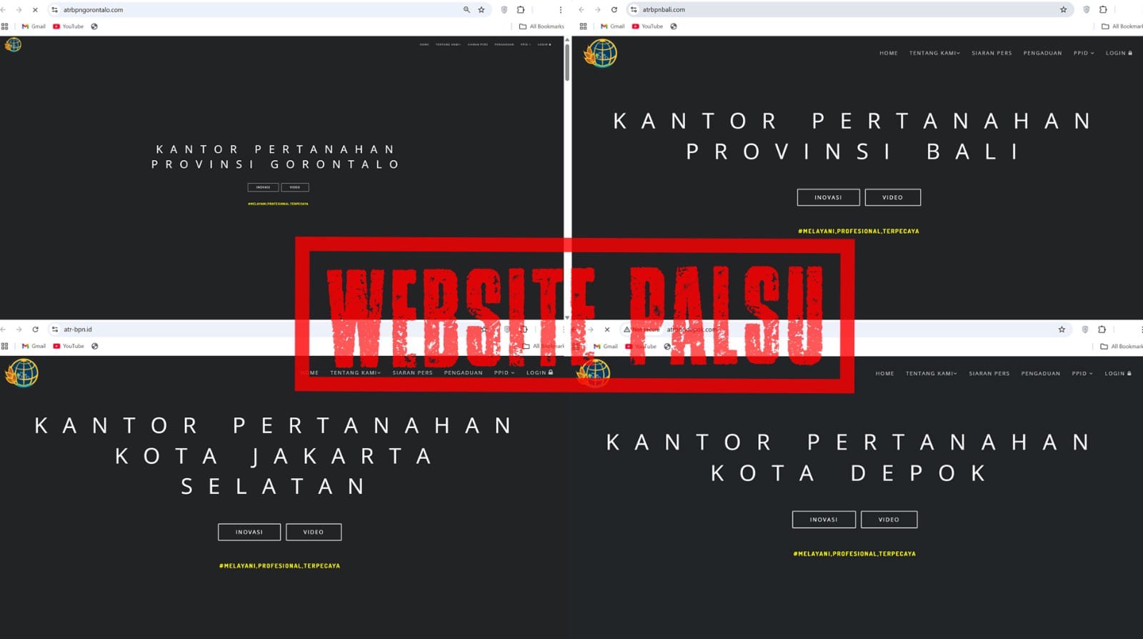 Web Palsu